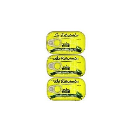 Delectable 3X1/4 Sardine Huile D Olive