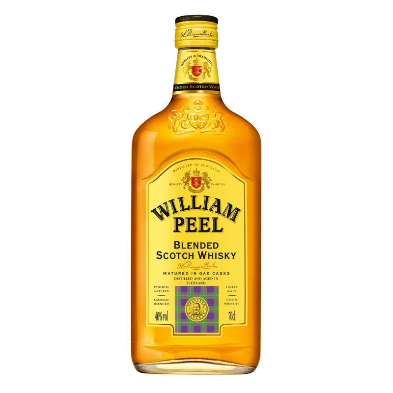 William Peel Whisky Finest Scotch 40% : La Bouteille De 70Cl