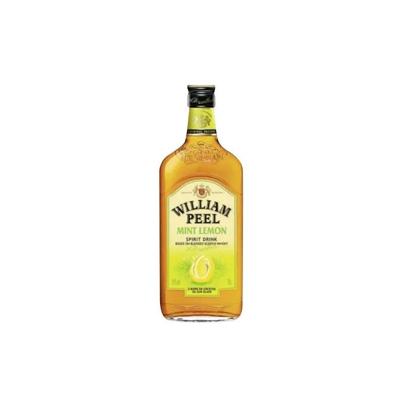 William Peel Boisson Spiritueuse Aromatisée Mint Lemon 35% : La Bouteille De 70Cl