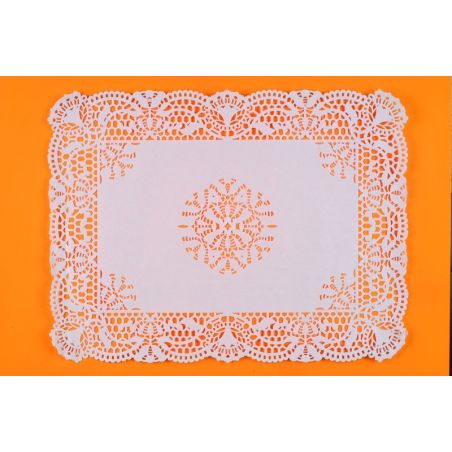 Nordia 250 Dentelles Rect.Blc 30X40Cm