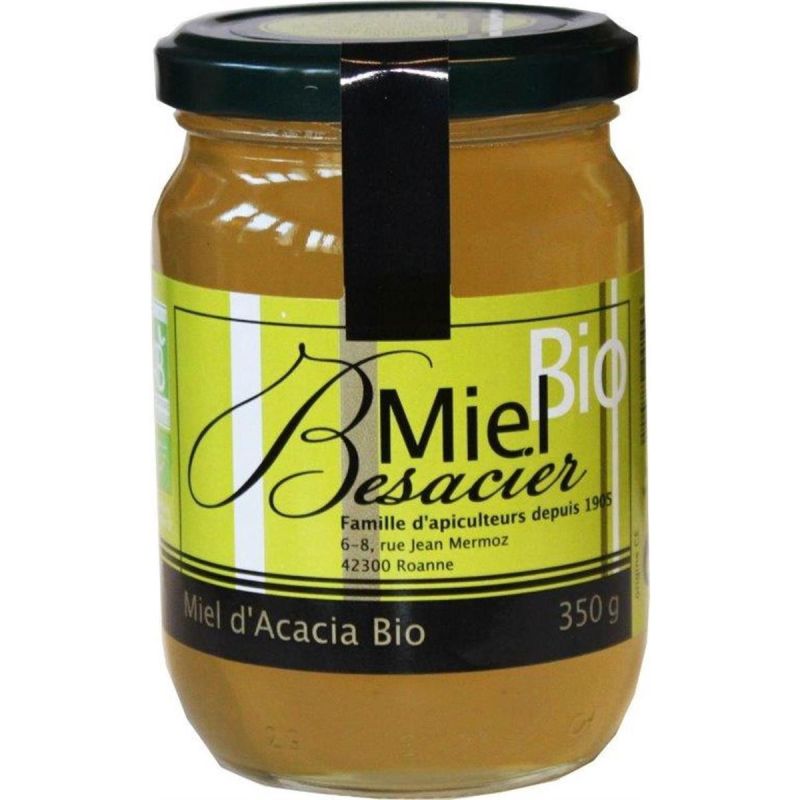 Miel Besacier 350G D'Acacia Biologique