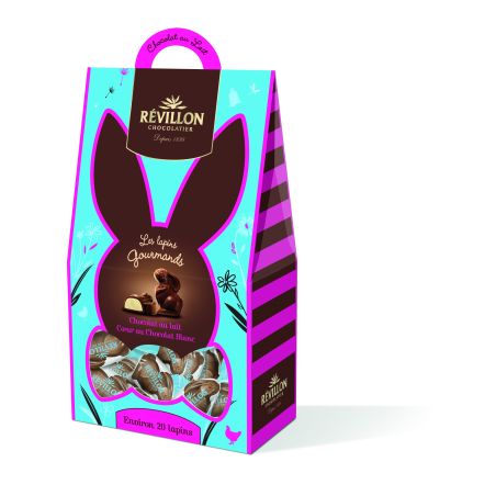 Revillon Rev Lapin Coeur Choco Blc150G