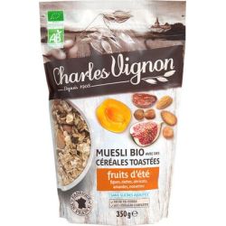 Charles Vignon 350G Céréales Muesli Fruits Bio