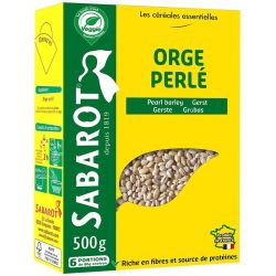 Sabarot Semoule Orge Perlé Origine France 500 G
