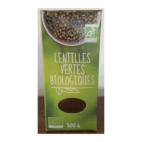 1Er Prix Etui 500G Lentilles Vertes Bio