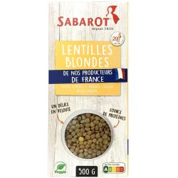 Sabarot Lentilles Blondes France 500G