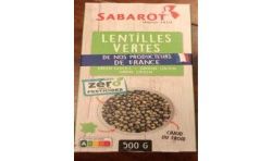 Sabarot Lent Verte Fr Zrp 500G