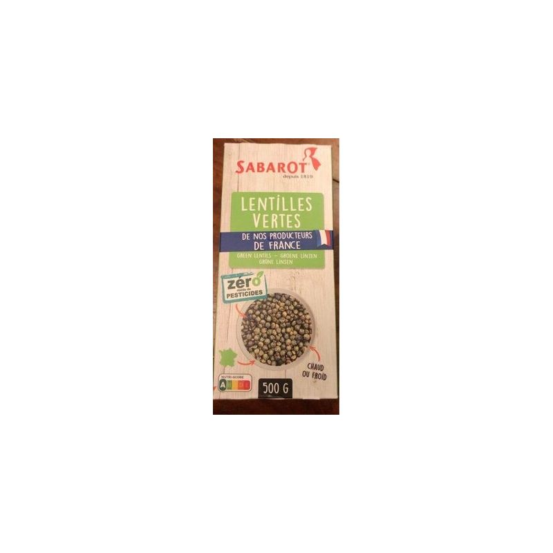 Sabarot Lent Verte Fr Zrp 500G