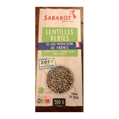 Sabarot Lent Verte Fr Zrp 500G