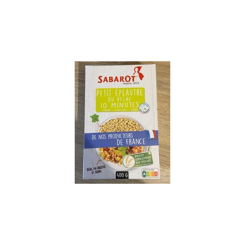 Sabarot Sab Epeautre Velay 10Min 400G