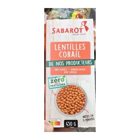 Sabarot Lent Corail Zrp 450G