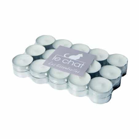 Le Chat Pack 30 Bougies Chauffe Plats Godet Alu