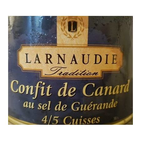 Jean Larnaudie 1240G Confit De Canard 4/5 Cuisses
