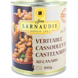 Jean Larnaudie Véritable Cassoulet De Castelnaudary Au Canard 840G