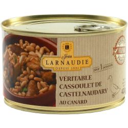 Jean Larnaudie Véritable Cassoulet De Castelnaudary Au Canard 420 G