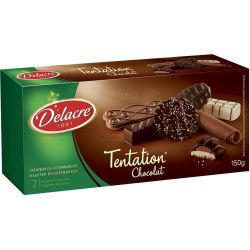 Delacre Biscuits Tentation Chocolat : Le Paquet De 150G