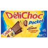 Delichoc Biscuits Nappés Chocolat Pocket Lait : La Boite De 200 G