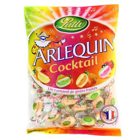 Lutti Bonbons Arlequin Cocktail : Le Paquet De 320 G