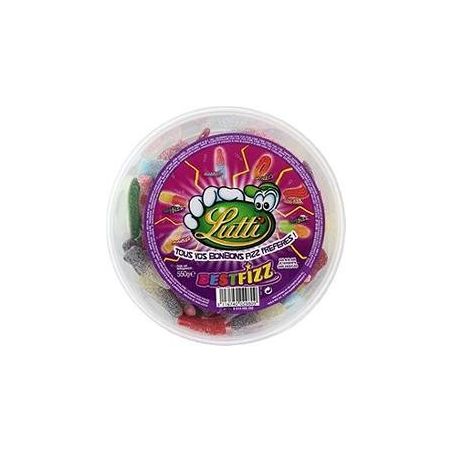 Lutti Bonbons Assortiment Best Fizz : La Boite De 550 G