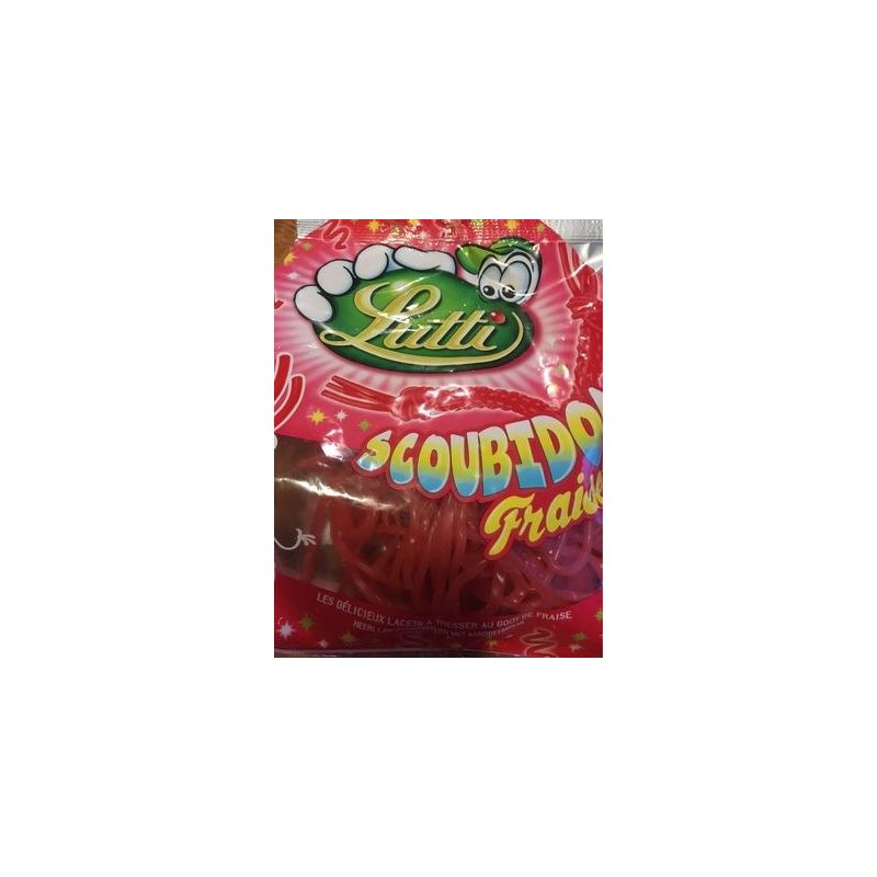 Lutti Scoubidou Fraise 225G