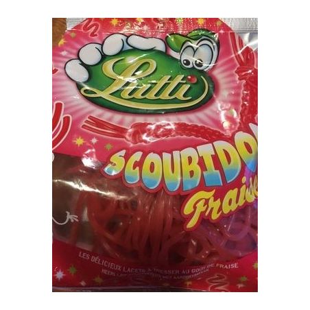 Lutti Scoubidou Fraise 225G