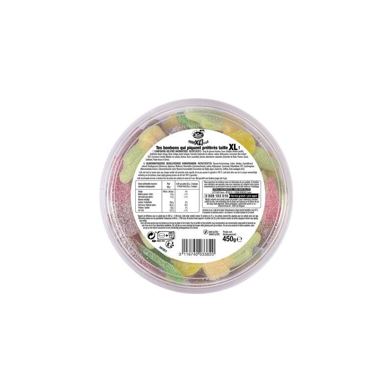 Lutti Tubo Team Xl Fizz 450G
