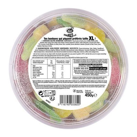 Lutti Tubo Team Xl Fizz 450G