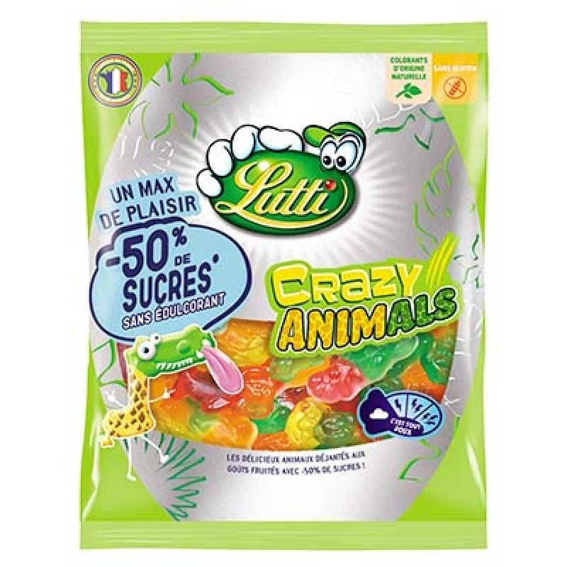 Lutti Crazy Animals-50%Suc140G