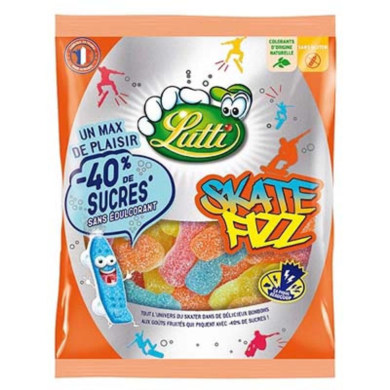 Lutti Skate Fizz-40%Sucre 130G