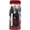 Luminarc Menagere 24 Pieces Troquet Rouge