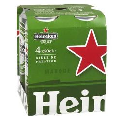 Heineken Pack Bte 4X50Cl Biere 5°