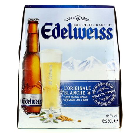 Edelweiss Pack 6X25Cl Biere Blanche