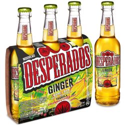 Desperados Bière Aromatisée Tequila Gingembre Citron Vert : Le Pack De 3 Bouteilles 33Cl