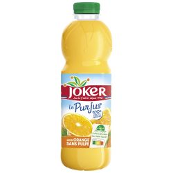 Joker Jus D'Orange Sans Pulpe Sucres Ajoutés : La Bouteille D'1L