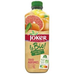 Joker Nectar Cocktail 3 Agrumes Sans Sucres Ajoutés Bio : La Bouteille De 1L