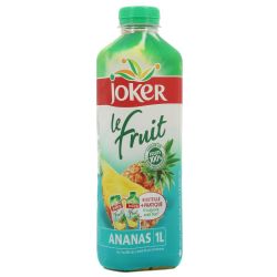 Joker Jus Multifruit À Base De Concentré Le Fruit Ananas Sans Sucres Ajoutés : La Bouteille D'1L