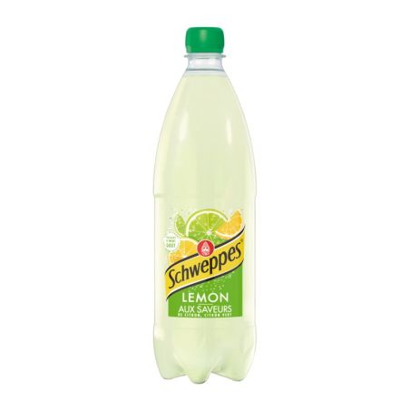 Schweppes Boisson Gazeuse Lemon Pet 1L