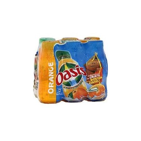 Oasis Pack Bouteille Pet 6X25Cl Orange