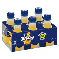 Orangina Jaune Soda Orange : Le Pack De 6 Bouteilles 25Cl