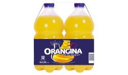 Orangina Jaune Soda À L'Orange : Le Pack De 2 Bouteilles D'1,5L