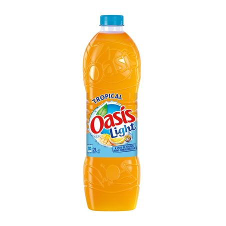 Oasis Boisson Tropical/Zero Sucres Ajoutés : La Bouteille De 2L