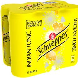 Schweppes Indian Tonic Boite 6X33Cl