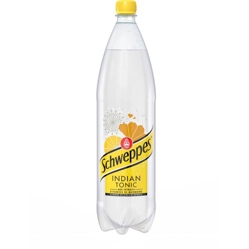 Schweppes Boisson Gazeuse Indian Tonic Au Quinquina 1,5L