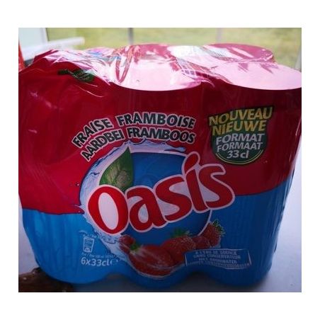 Oasis 6X33Cl Bte Slim Fraise F