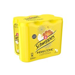 Schweppes Soda Indian Tonic : Le Pack De 6 Canettes 33Cl