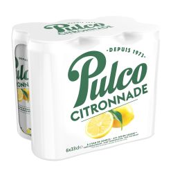 Pulco Boisson Arôme Citron : Le Pack De 6 Canettes 33Cl