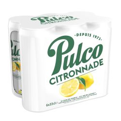 Pulco Boisson Arôme Citron : Le Pack De 6 Canettes 33Cl
