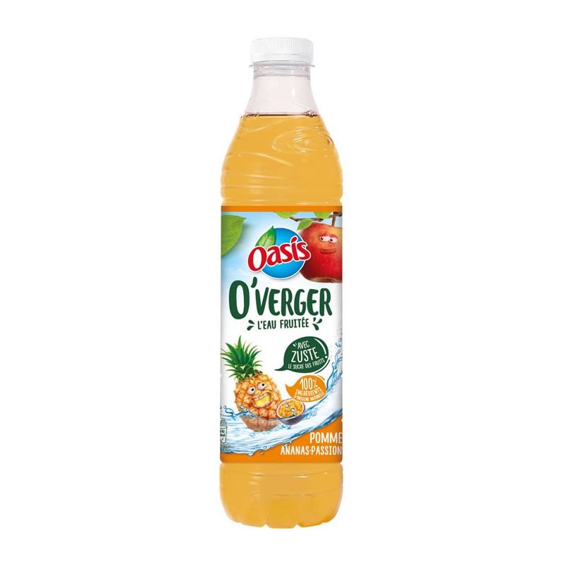 Oasis Boisson O'Verger Pomme Ananas Passion : La Bouteille De 1,2 L