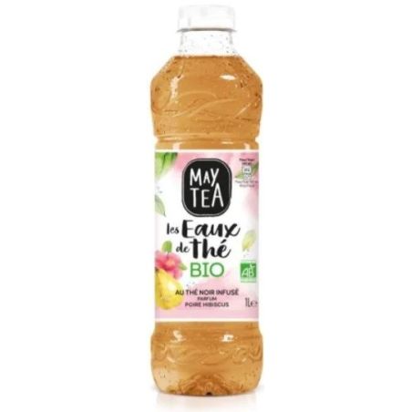 May Tea Boisson Thé Bio Poire Hibiscus Pet 1L