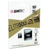 Emtec Ecmsdm16Ghc10Gp - Carte Microsd Classe 10 Gamme Elite Gold Uhs-I U1 Avec Adaptateur Performance 85Mb/S -Noir/Or 16 Gb